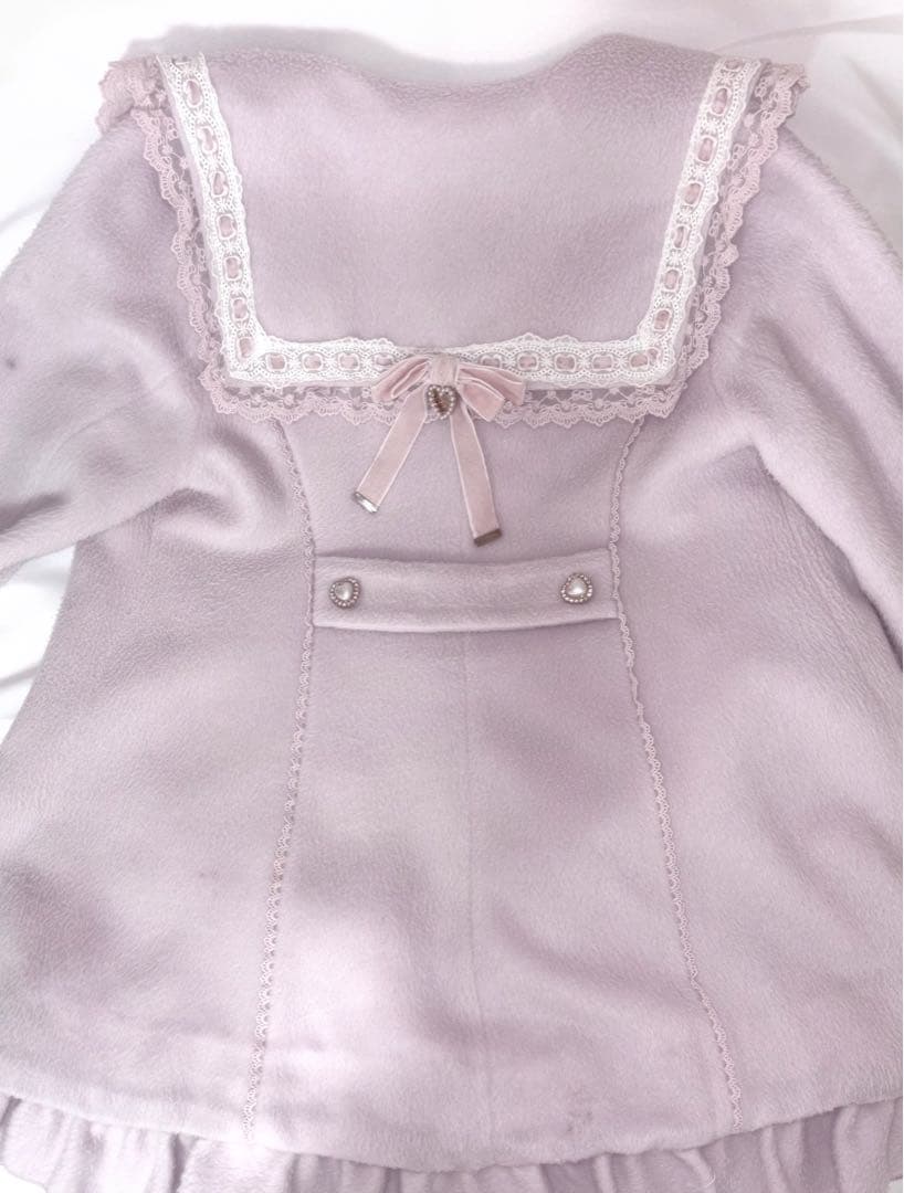 リボンセーラーコート ピンク LIZLISA リズリサ