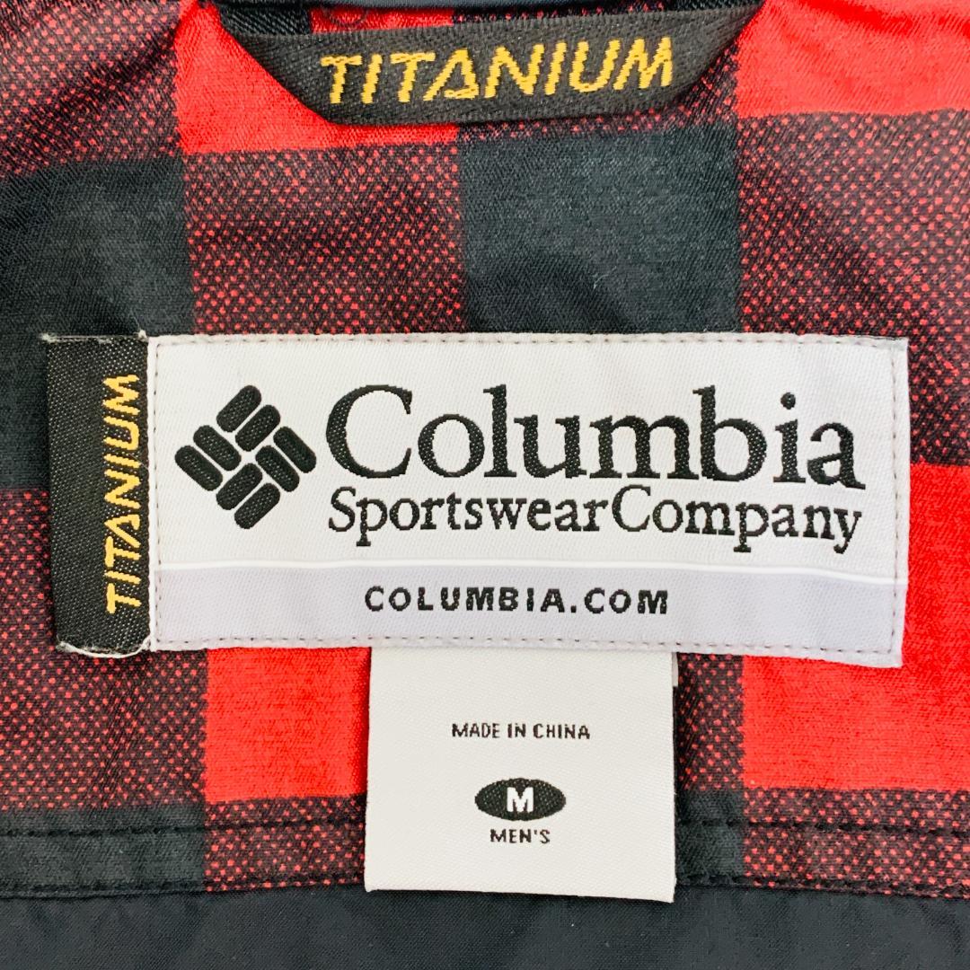 Columbia TITANIUM チェック柄 スノボ スキーウェア M 防寒