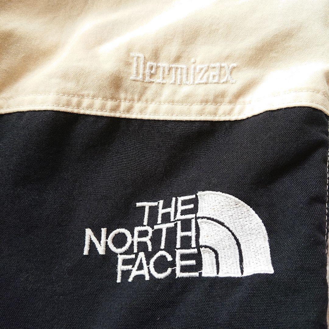 90s ノースフェイス Dermizax スキーウェア スノボパンツ 刺繍ロゴ
