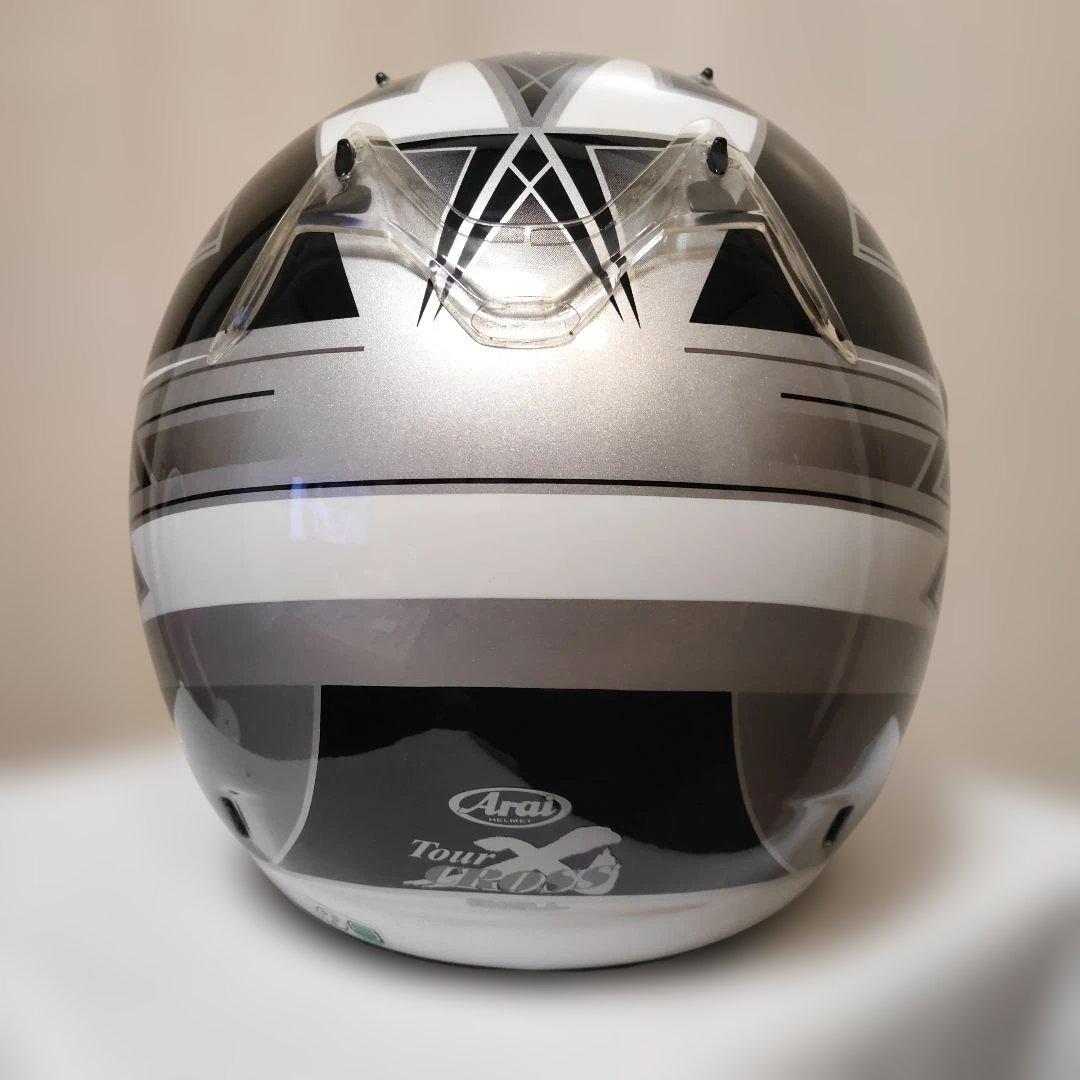 Arai アライヘルメット ツアークロス ストーム 黒/銀 61-62cm LL