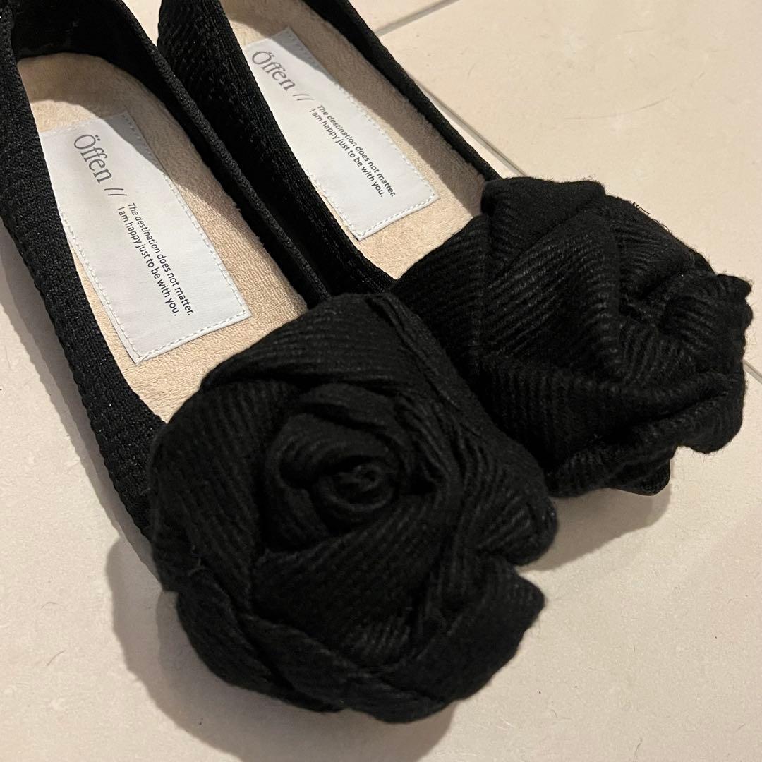 Bibiy Offen コラボシューズ ブラック36