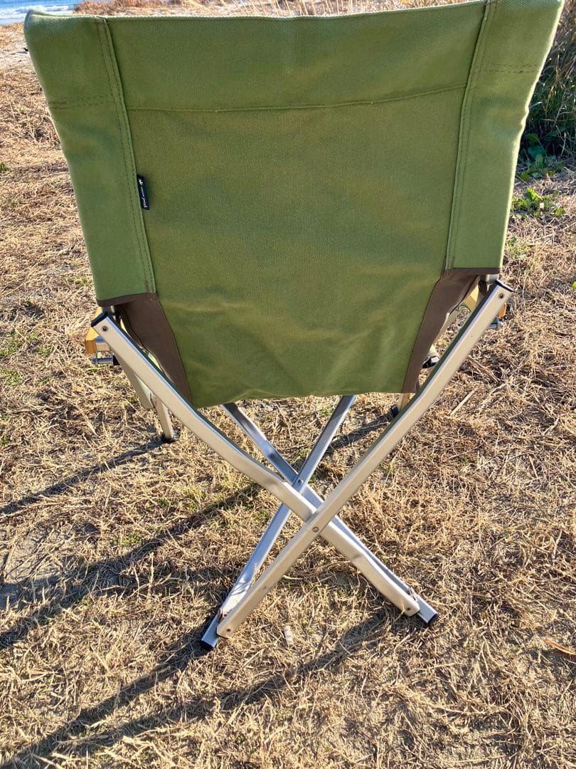 スノーピーク　 peak ローチェア　アウトドアチェア グリーン