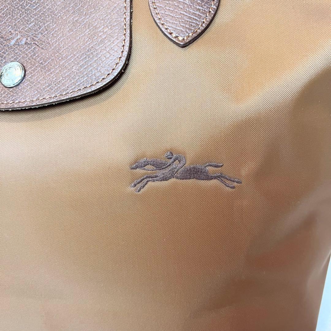 LONGCHAMP ロンシャン ルプリアージュ コニャック トートバッグ A4