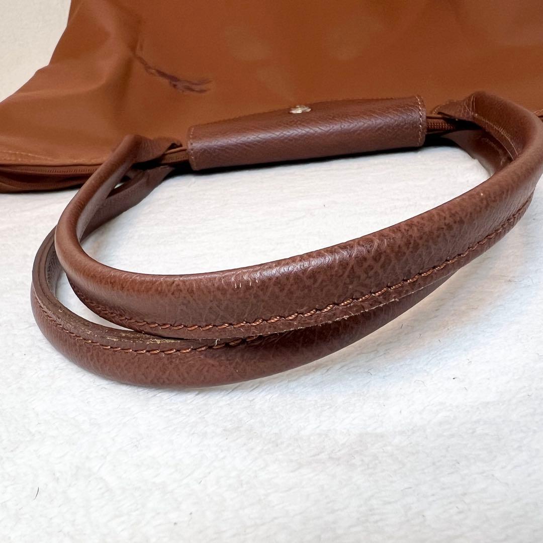 LONGCHAMP ロンシャン ルプリアージュ コニャック トートバッグ A4