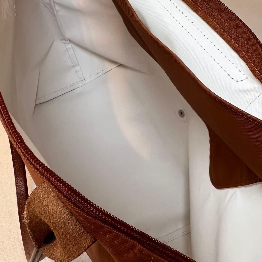 LONGCHAMP ロンシャン ルプリアージュ コニャック トートバッグ A4