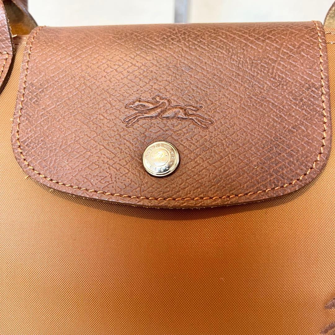LONGCHAMP ロンシャン ルプリアージュ コニャック トートバッグ A4