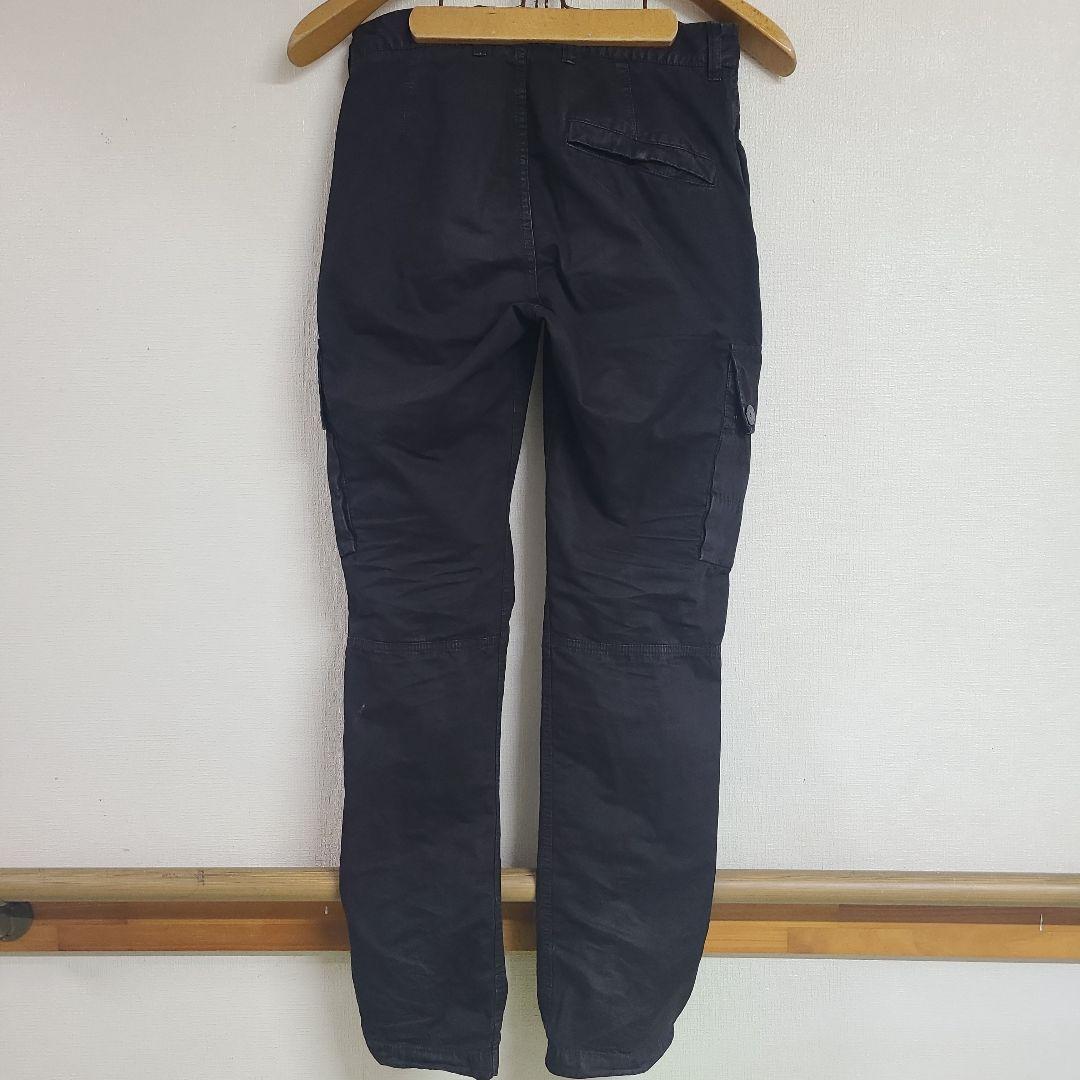 Stone  ストーンアイランド カーゴパンツ ブラック W30