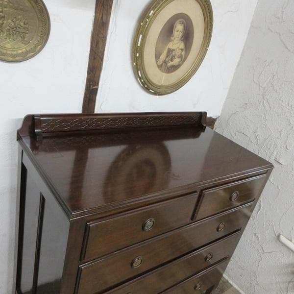 イギリス アンティーク 家具 チェスト 洋服タンス ドロワーズ 収納 6794d