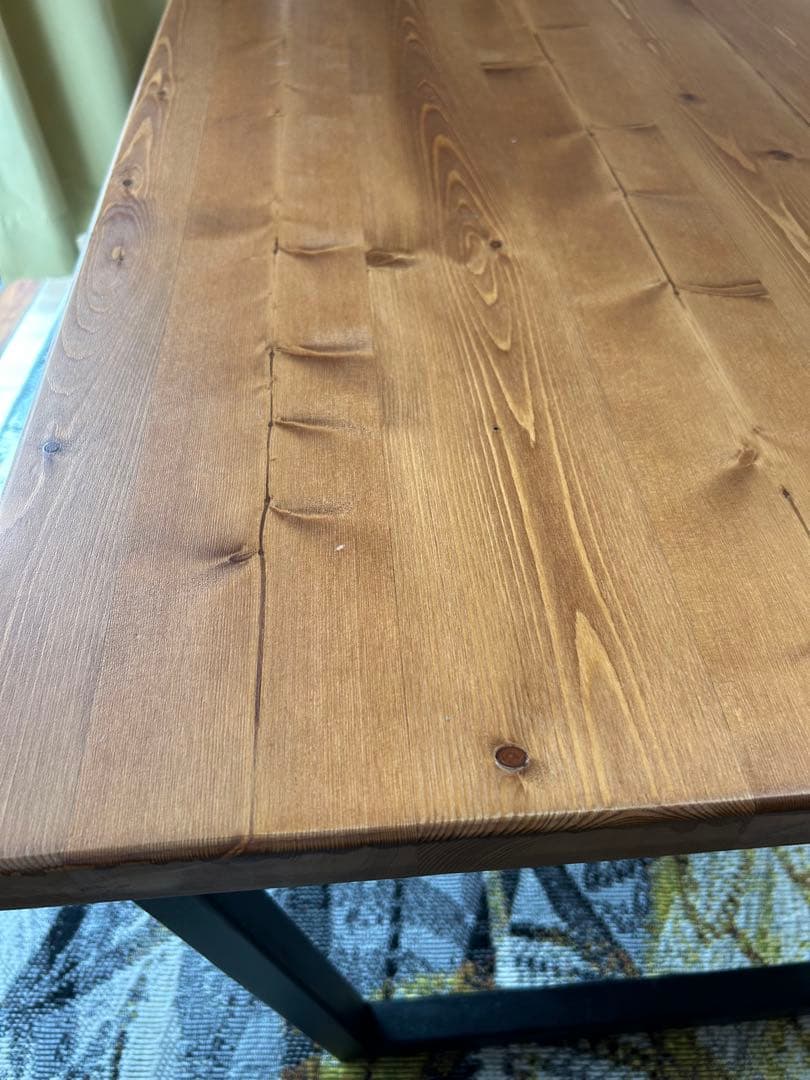 LOWYA木製天板のセンターテーブル　引き取り10.000円