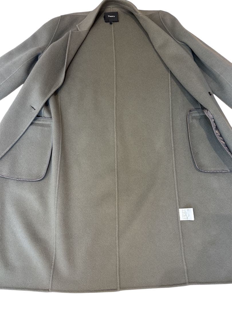 theory セオリー　エッセンシャルリバーコート　カシミヤ混　チェスターコート