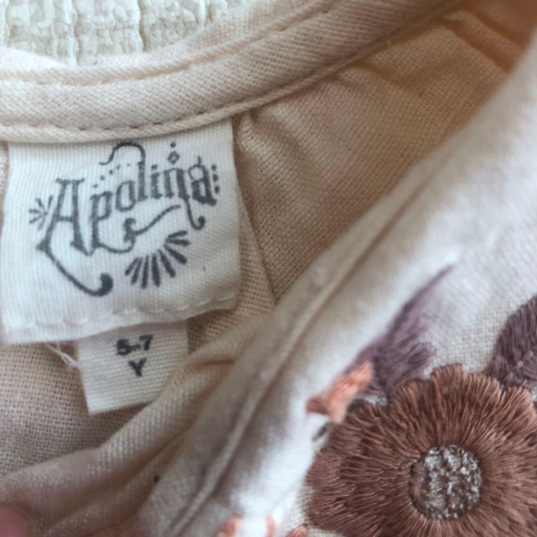 Apolina 花柄刺繍ワンピース　5-7