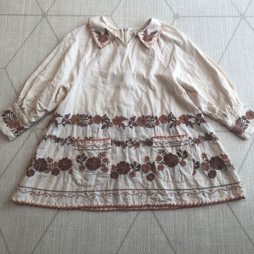 Apolina 花柄刺繍ワンピース　5-7