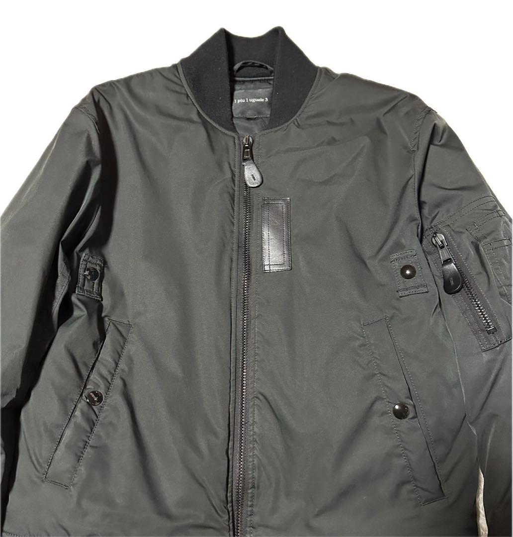 1piu1uguale3 BLACK MILITARY MA-1 Ⅳ