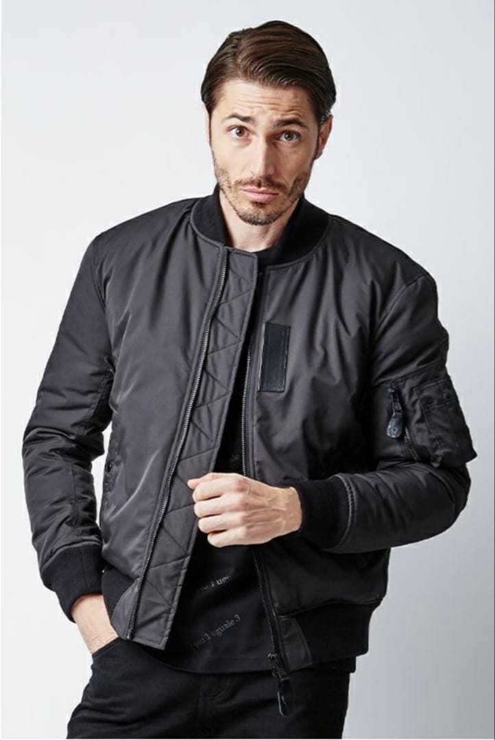 1piu1uguale3 BLACK MILITARY MA-1 Ⅳ