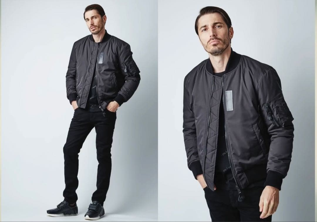 1piu1uguale3 BLACK MILITARY MA-1 Ⅳ