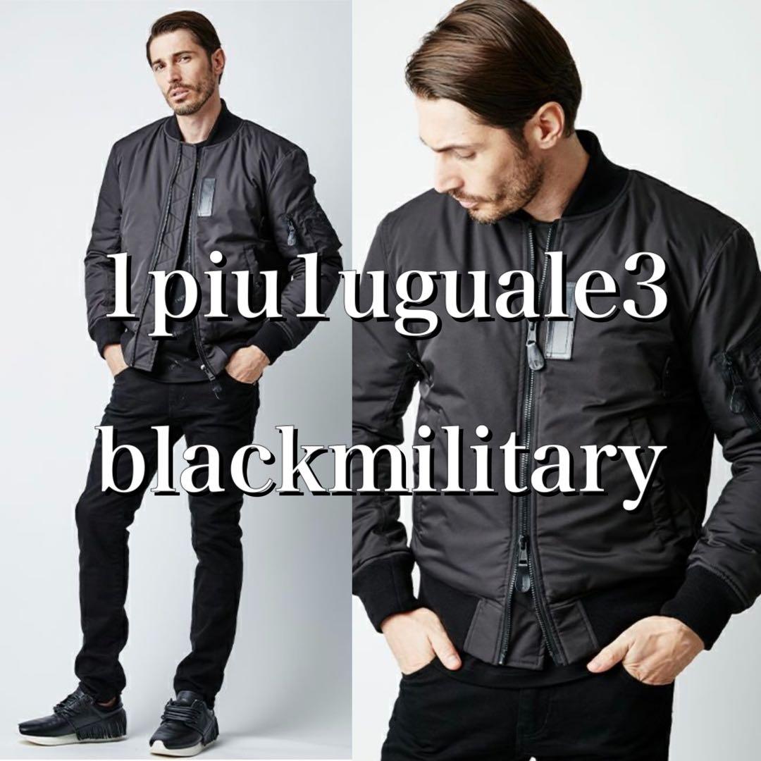 1piu1uguale3 BLACK MILITARY MA-1 Ⅳ