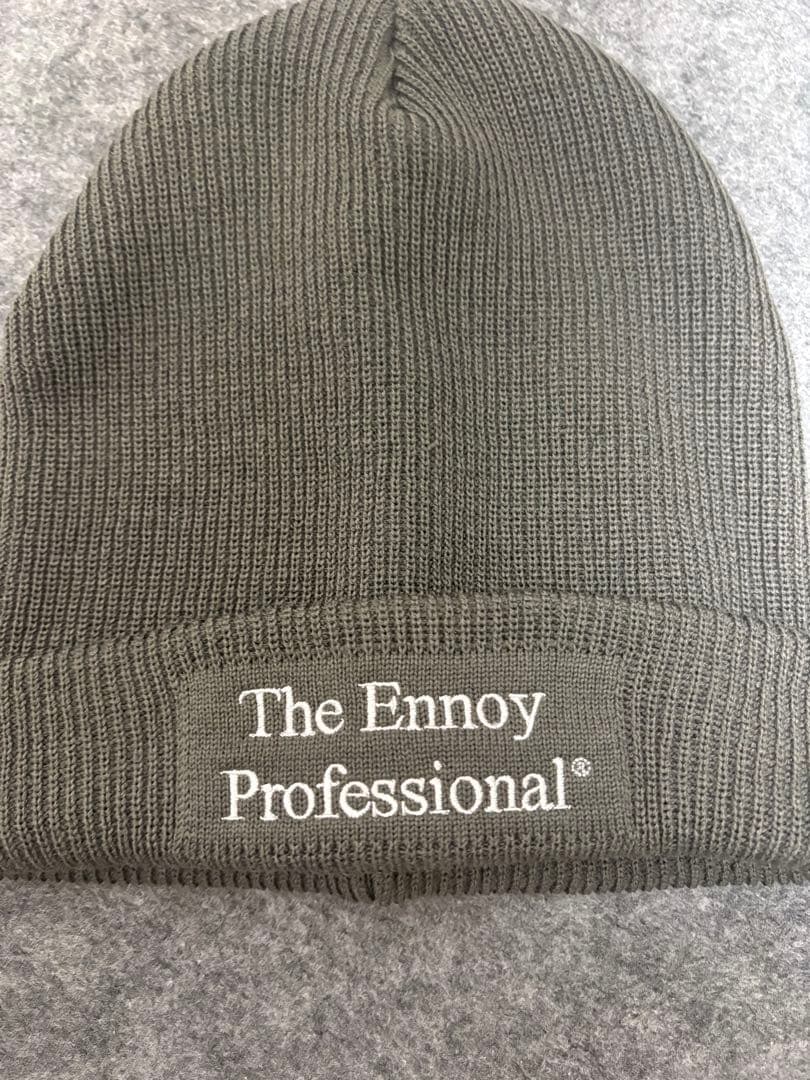 ENNOY PROFESSIONAL KNIT CAPグレー