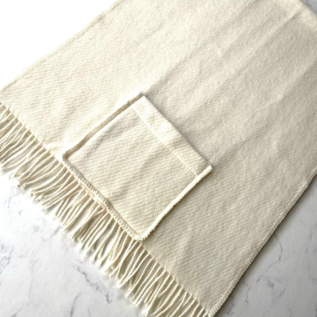 ラプアン カンクリ LAPUAN KANKURIT ポケットショール ホワイト