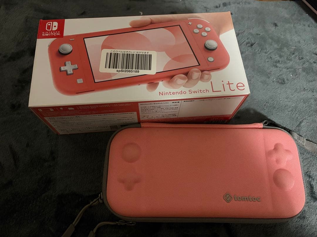 動作確認済 Switch Lite ピンク 128GBMicroSD付き
