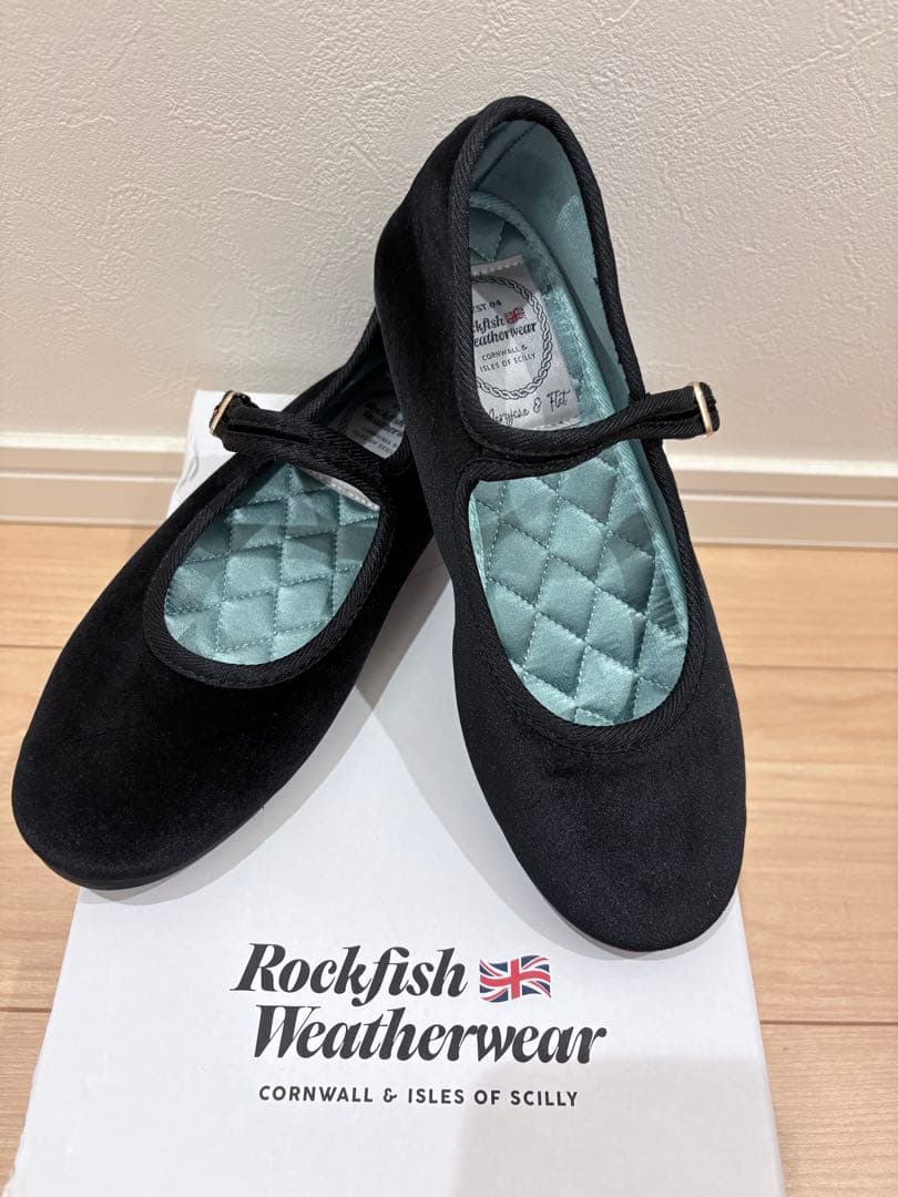 Rockfish Weatherwear 黒 バレエシューズ