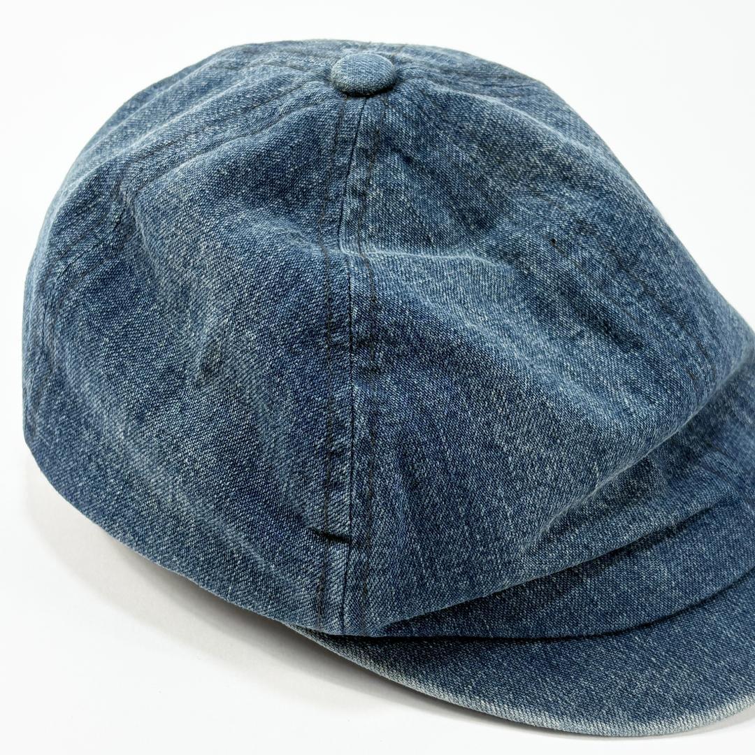 美品 RRL DENIM NEWSBOY CAP デニム ニュースボーイキャップ
