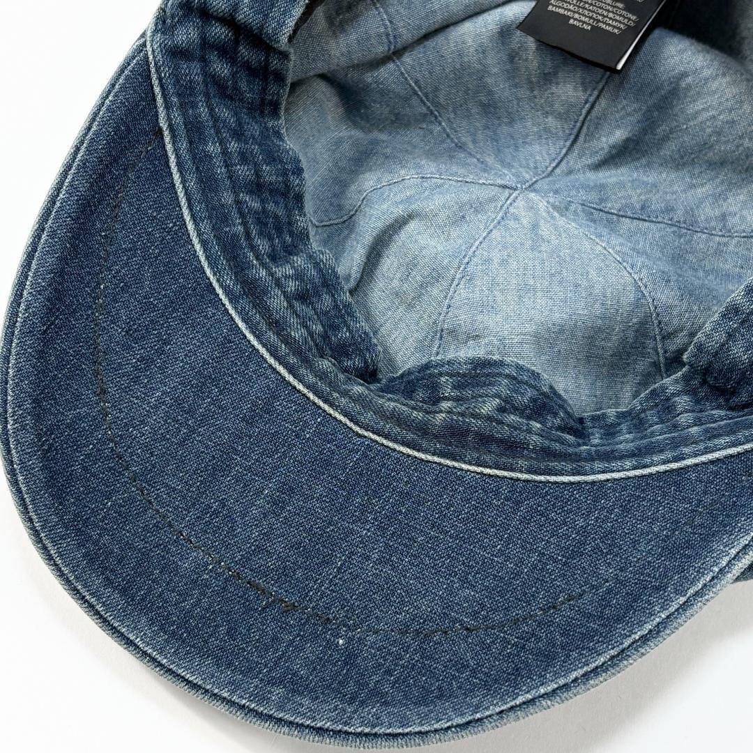 美品 RRL DENIM NEWSBOY CAP デニム ニュースボーイキャップ