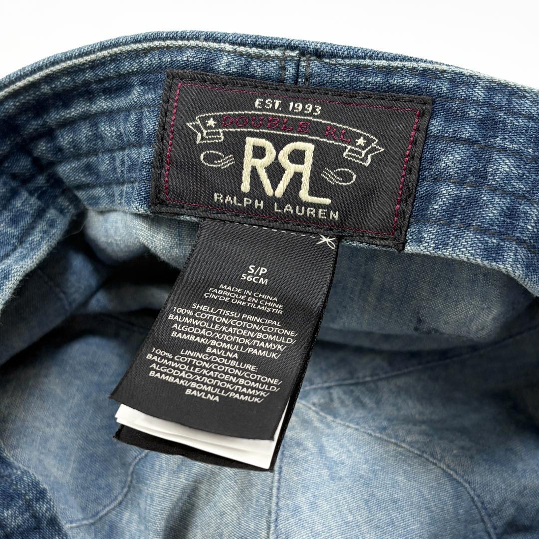 美品 RRL DENIM NEWSBOY CAP デニム ニュースボーイキャップ