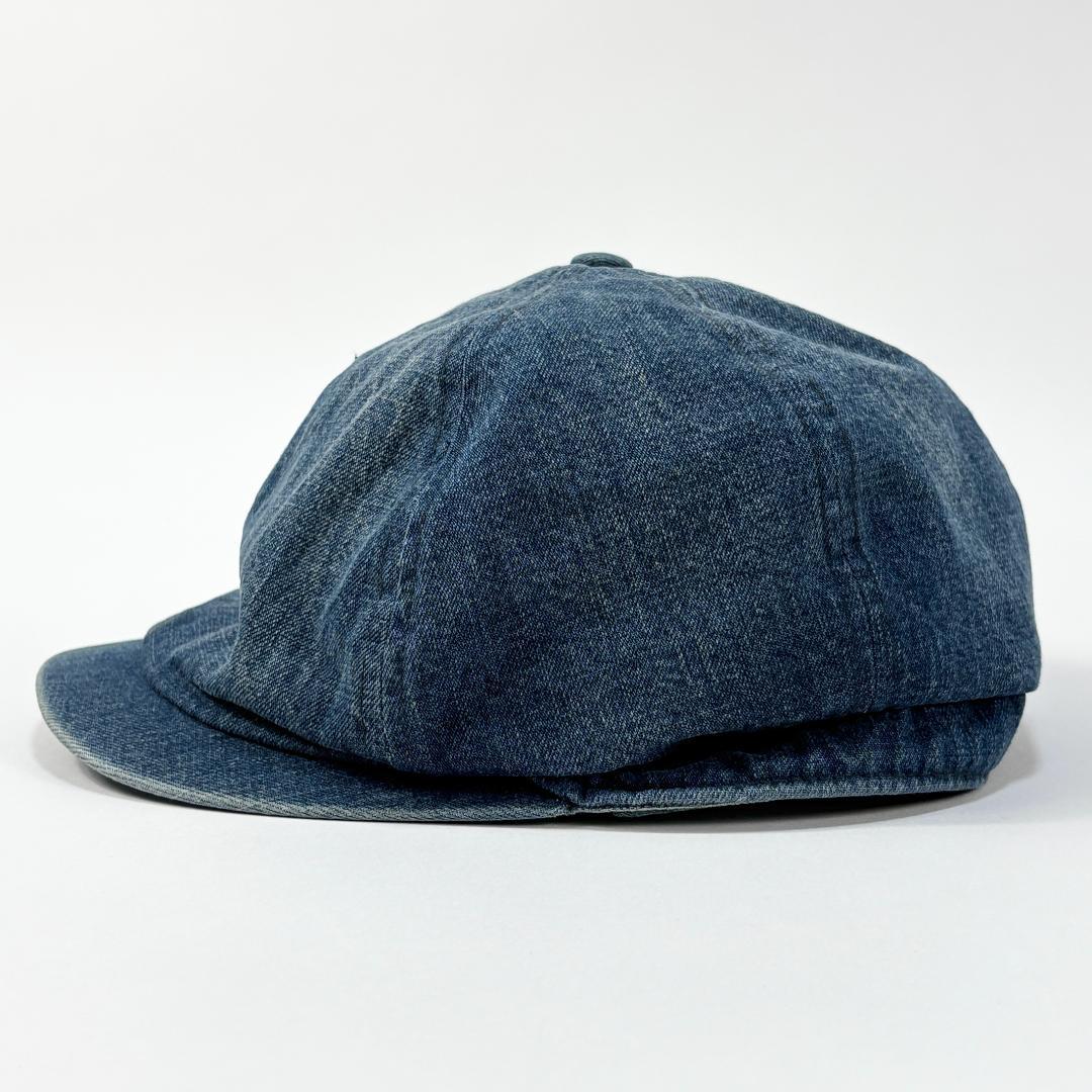 美品 RRL DENIM NEWSBOY CAP デニム ニュースボーイキャップ