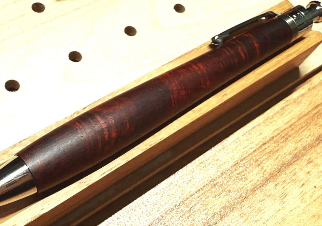 工房楔　ボールペン　ルーチェペン　シアメースローズウッド