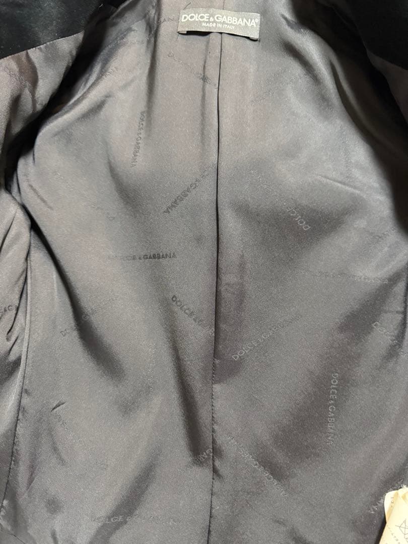 Dolce & Gabbana ブラック テーラードジャケット36