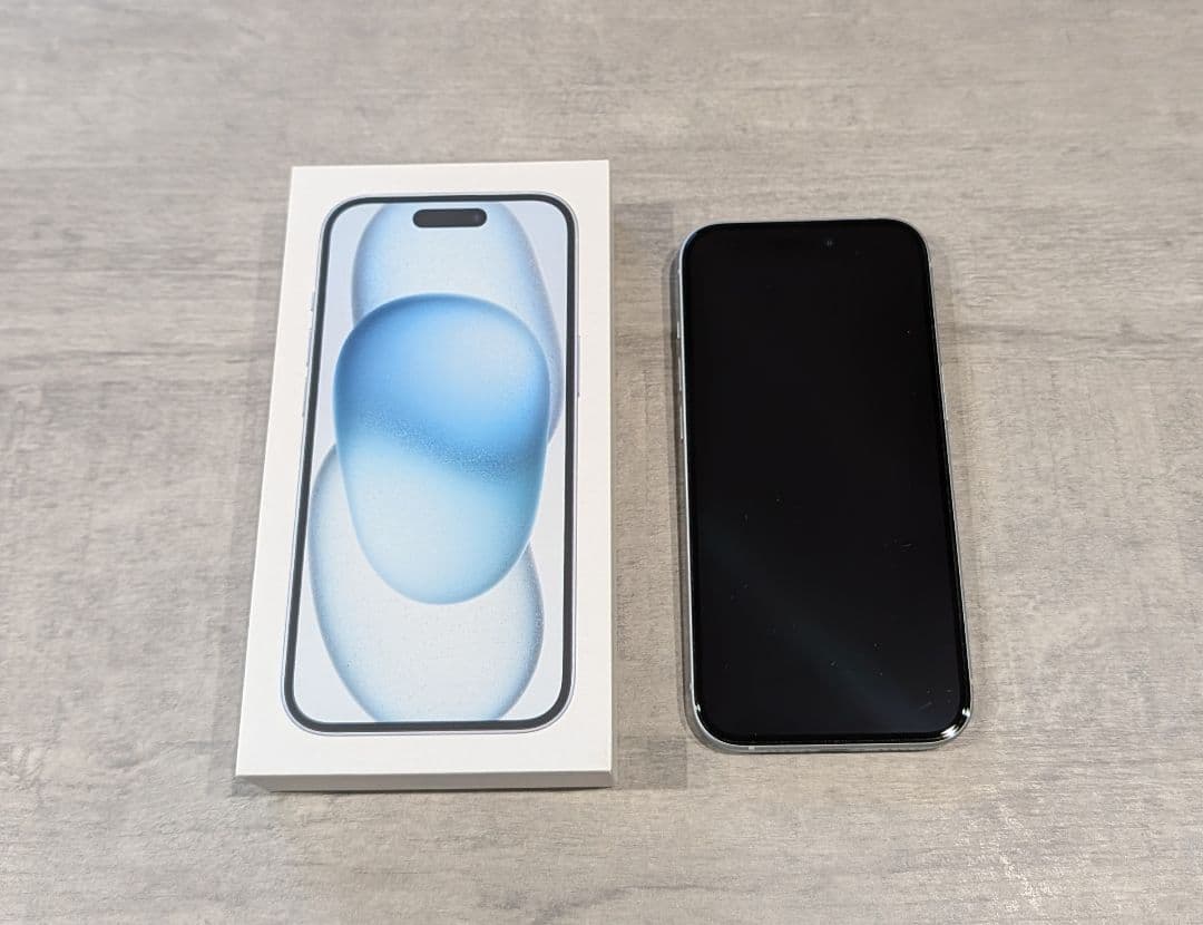 iPhone15 ブルー 128gb おまけ付き