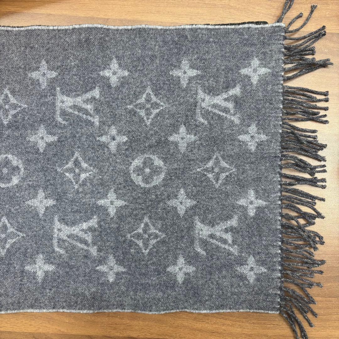 ルイヴィトン エシャルプ・ピエ ドゥ プー M76248 メンズ マフラー