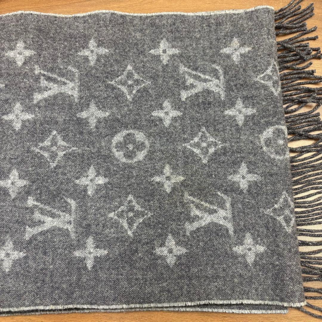 ルイヴィトン エシャルプ・ピエ ドゥ プー M76248 メンズ マフラー