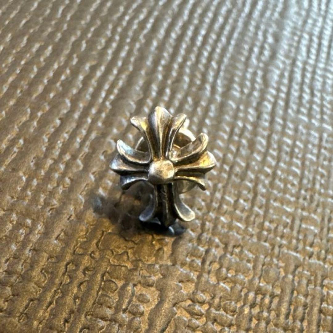 クロムハーツシルバー925 クロスモチーフ ピアス(片耳用)