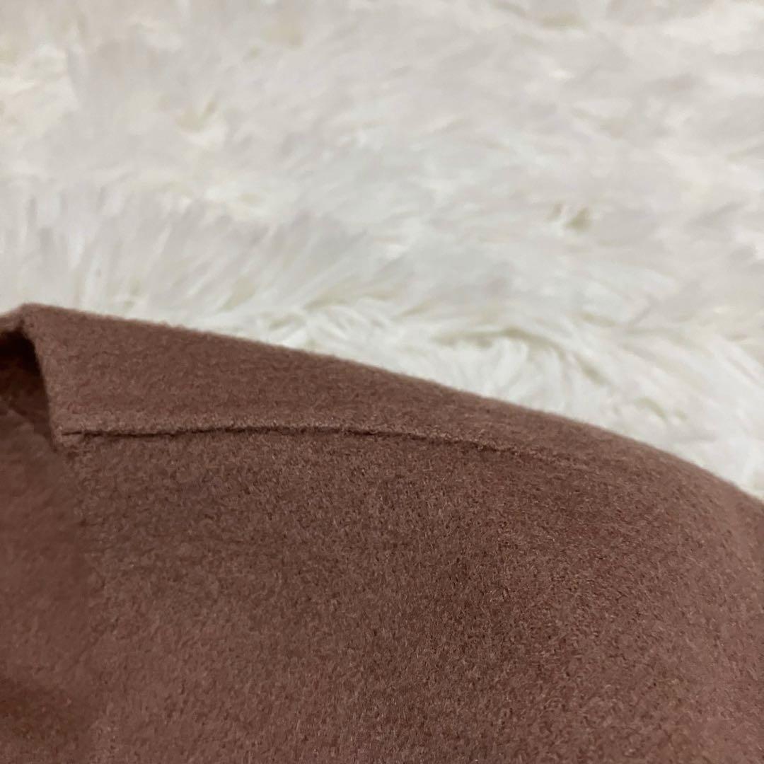 セオリーリュクス ２１AW ケープ ポンチョ カシミヤ ピンクベージュ 38