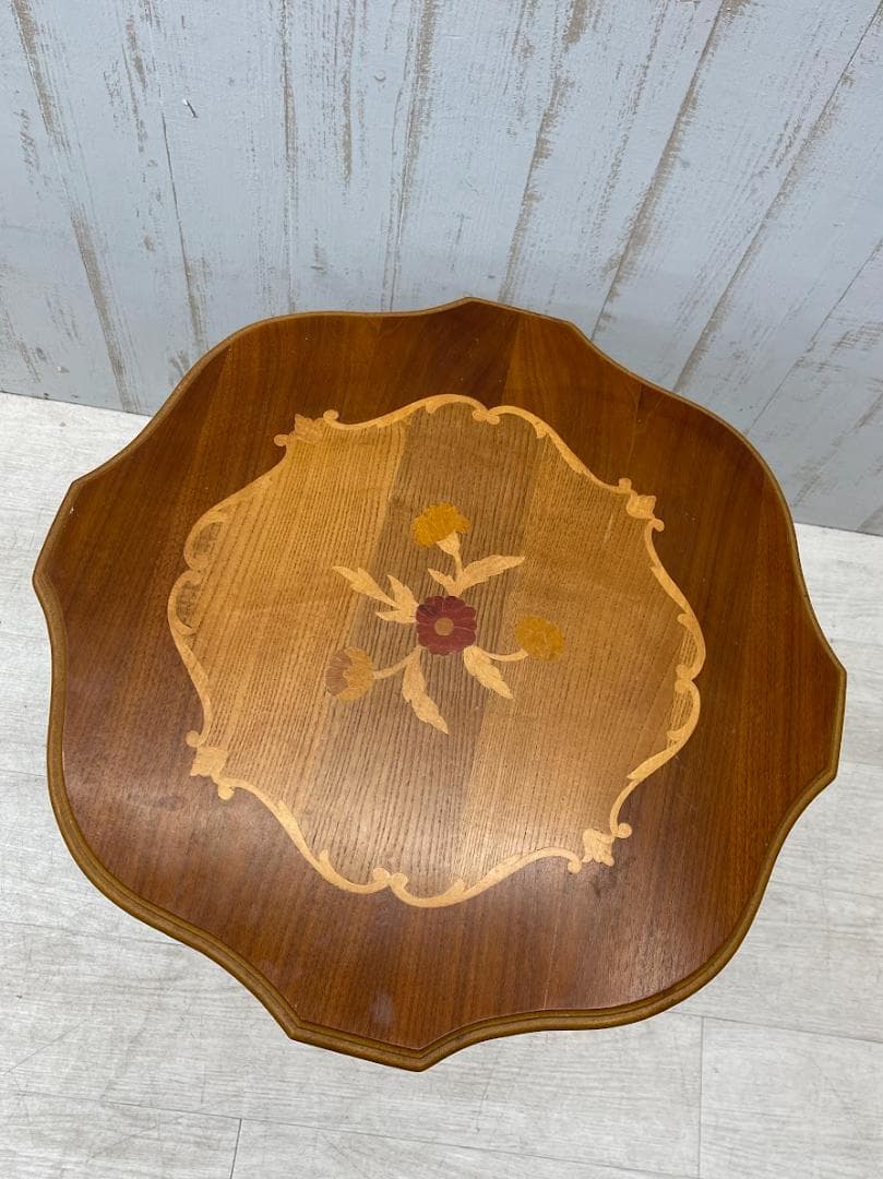 象嵌 サイドテーブル コーヒーテーブル 花台 飾り台 ローテーブル インテリア