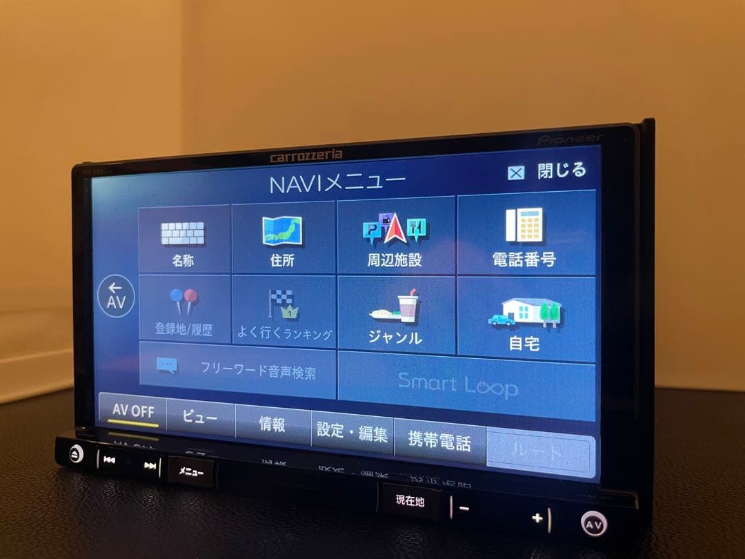 楽ナビAVIC-RZ09 2025年地図最新第2.0.0.版オービス最新