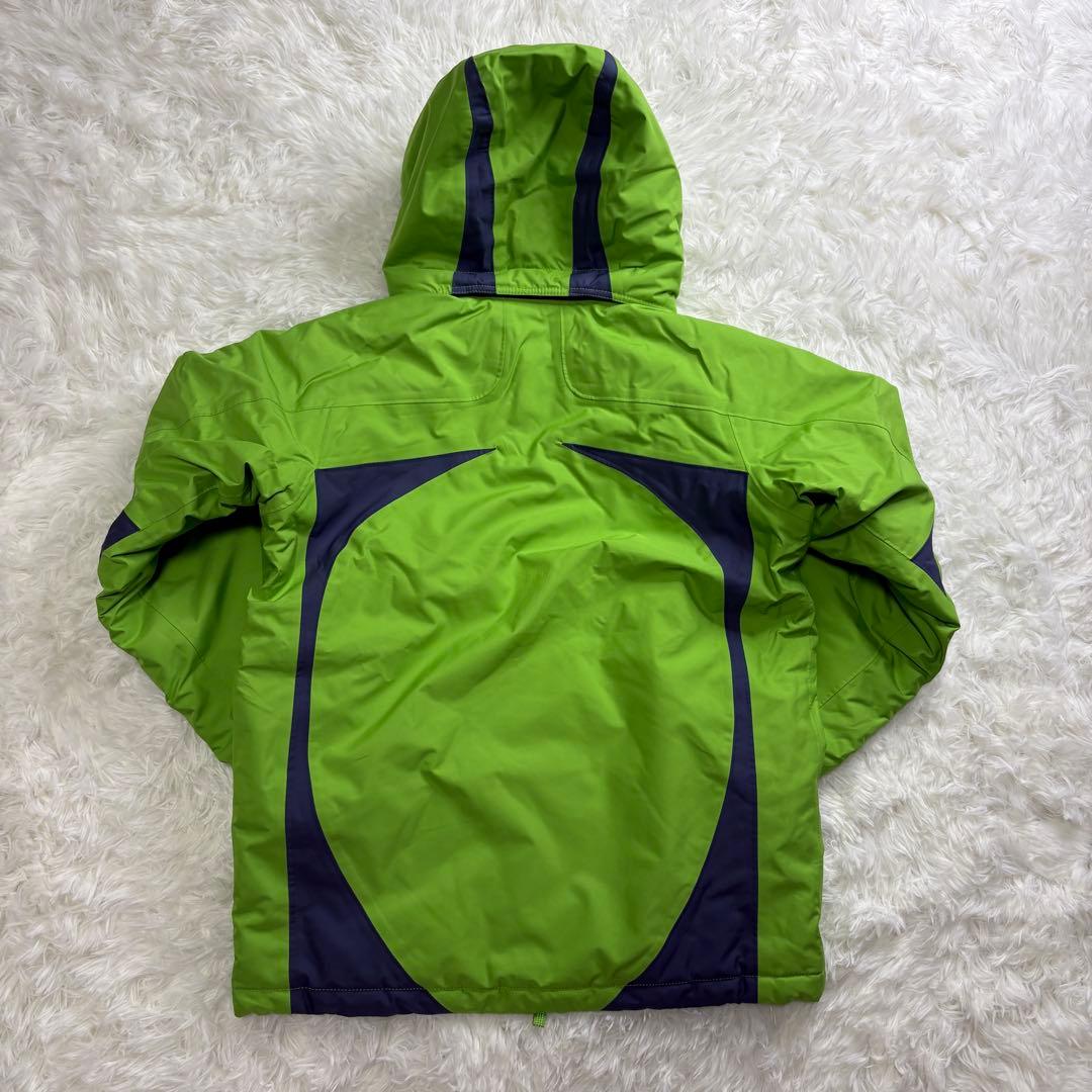 パタゴニアPatagoniaスキーウェアボーイズXL(14)グリーン系ネイビー系
