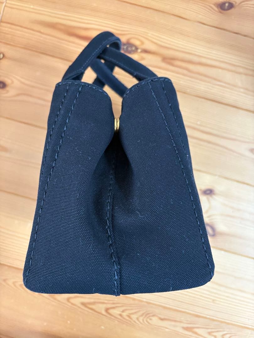 PRADA ブラック キャンバストートバッグ