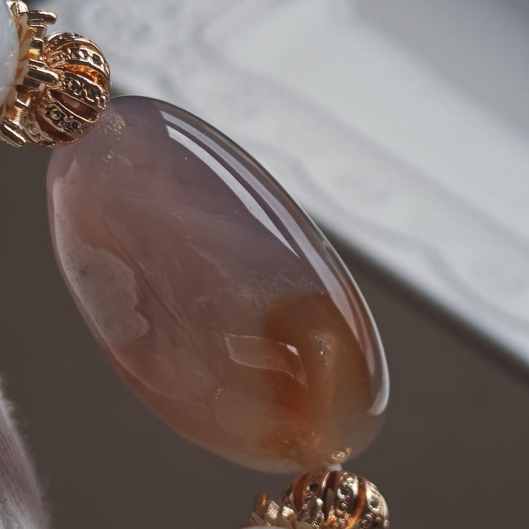 高品質！特大グレー桜瑪瑙どんころ　ホワイトガーデン