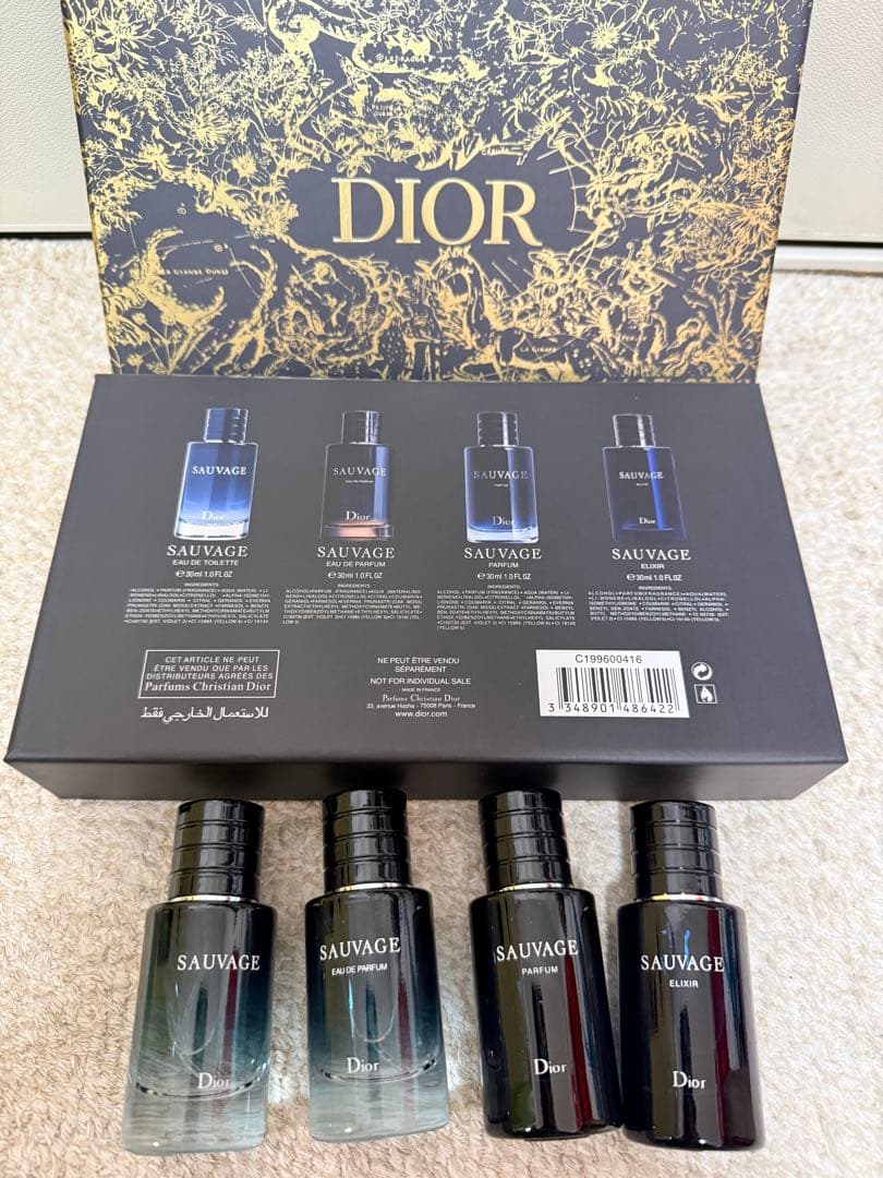 Dior Sauvage 4本セット 30ml