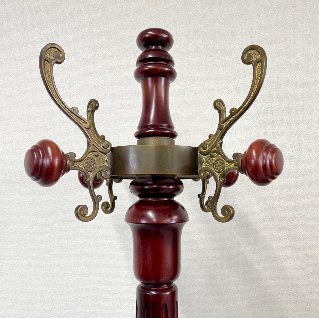 カリモク家具 karimoku ポールハンガー ラック　アンティーク　美品