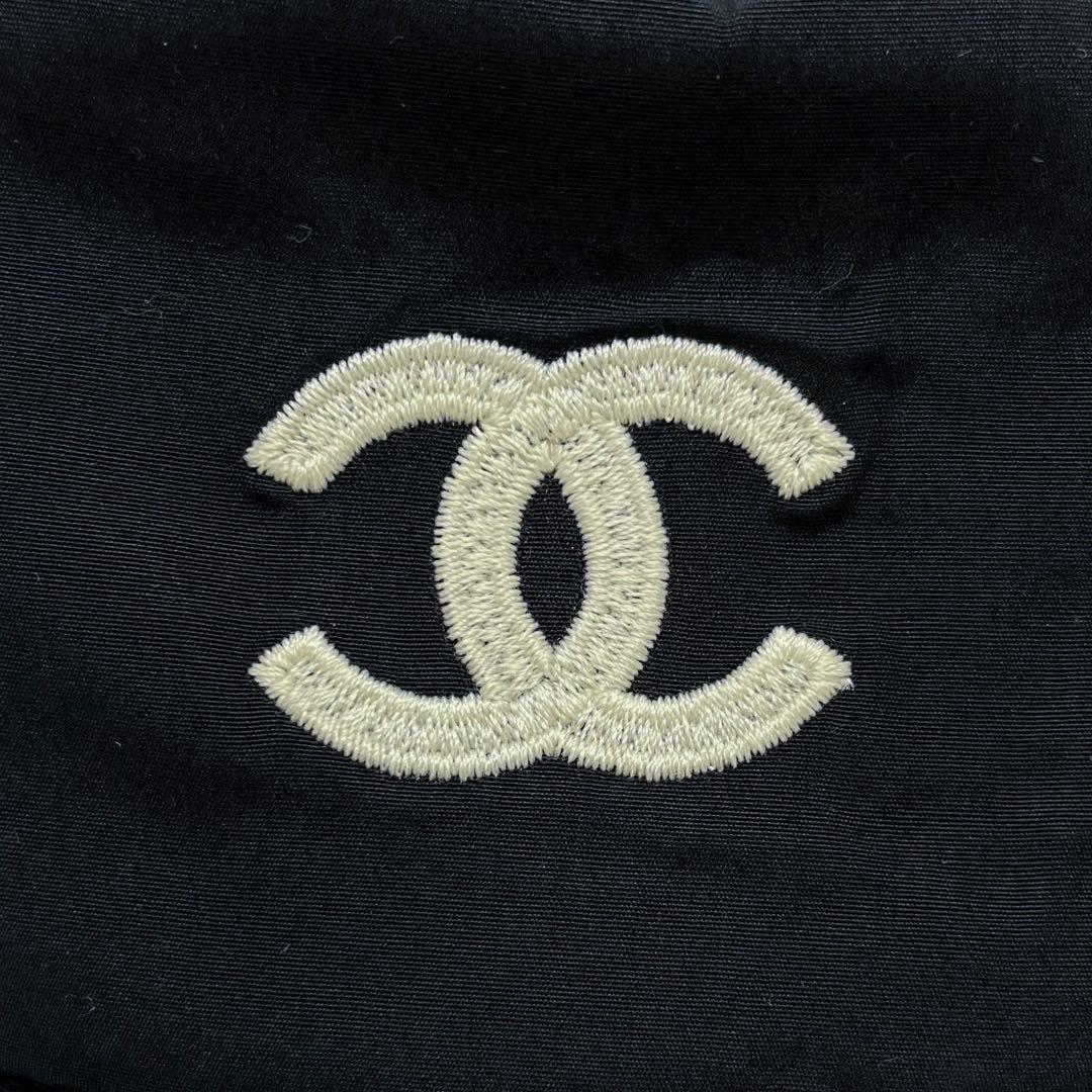 新品同様/タグ付き✨シャネル 2021モデル ココマークロゴ バケットハット 黒