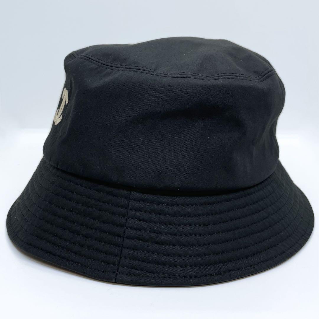 新品同様/タグ付き✨シャネル 2021モデル ココマークロゴ バケットハット 黒
