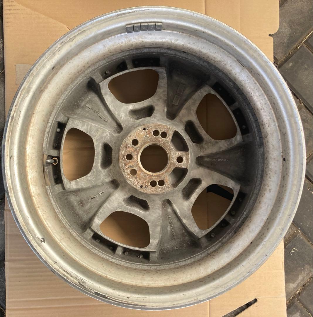 希少サイズWORKワークユーロライン 4本8J 17インチ PCD100