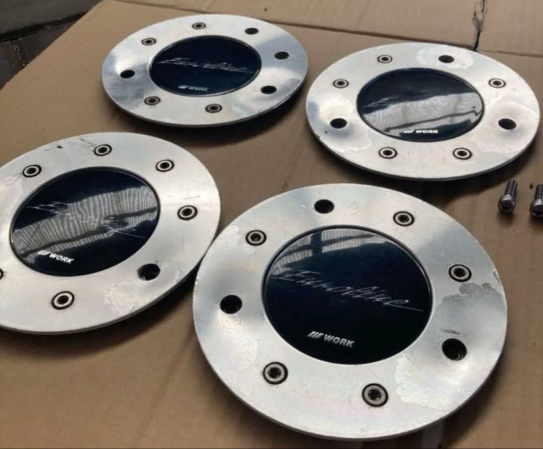 希少サイズWORKワークユーロライン 4本8J 17インチ PCD100