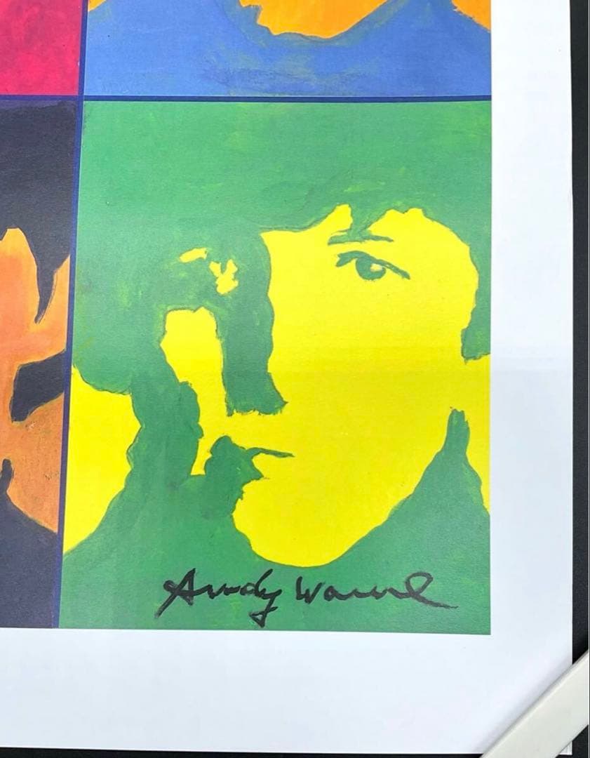 美品 アンディ ウォーホル リトグラフ ビートルズ 世界 300枚限定
