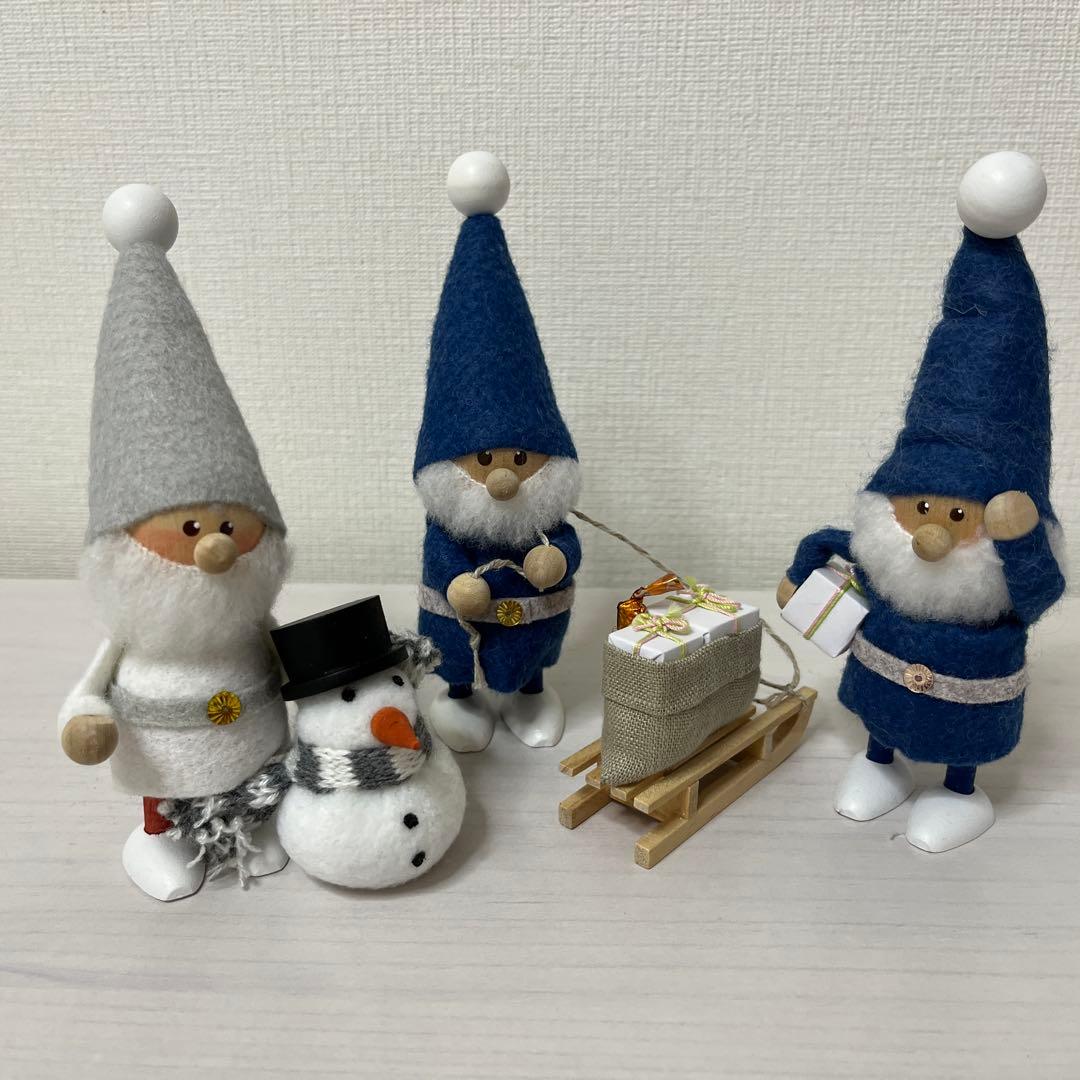 NORDIKA nisse ノルディカニッセ サンタ3体セット クリスマス飾り