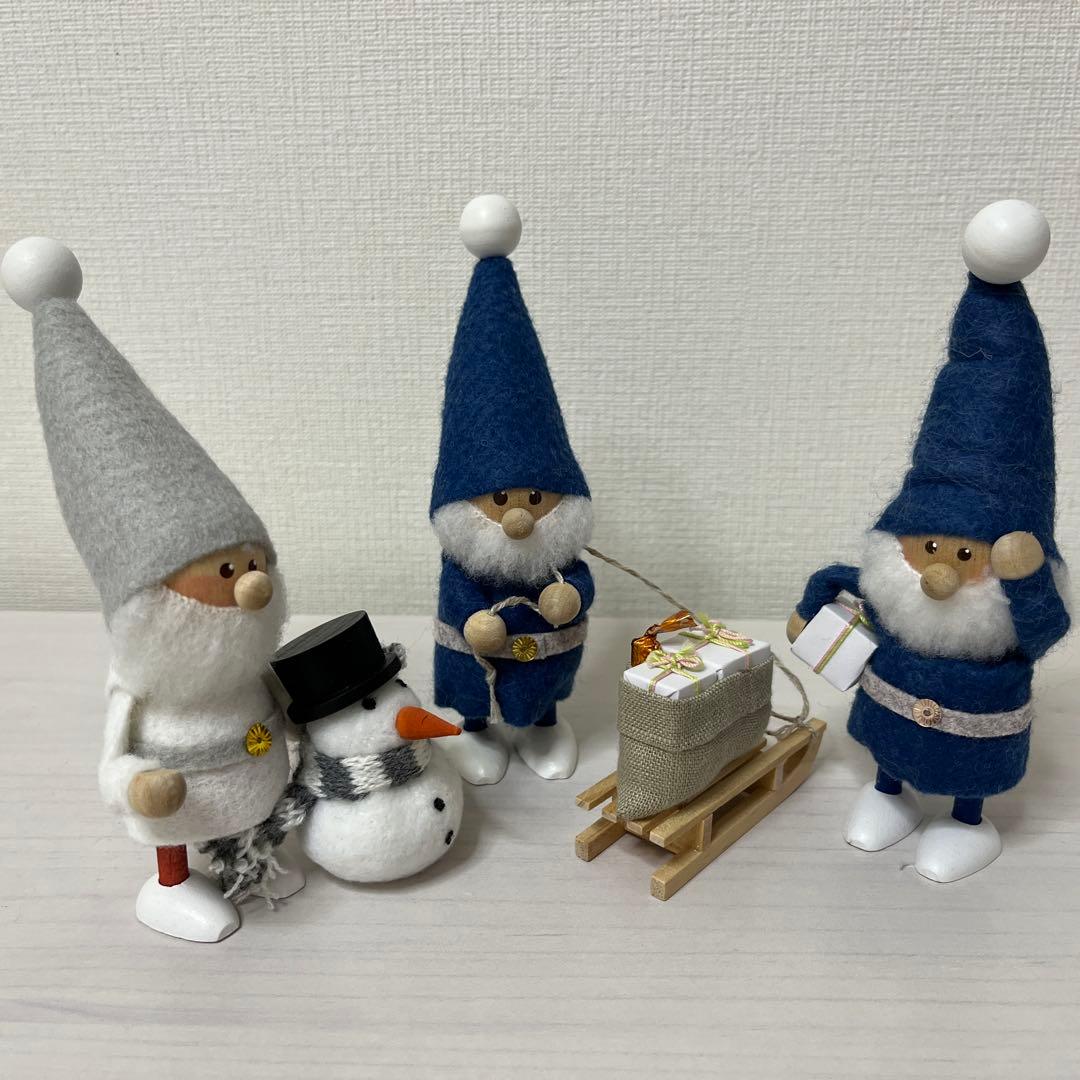 NORDIKA nisse ノルディカニッセ サンタ3体セット クリスマス飾り