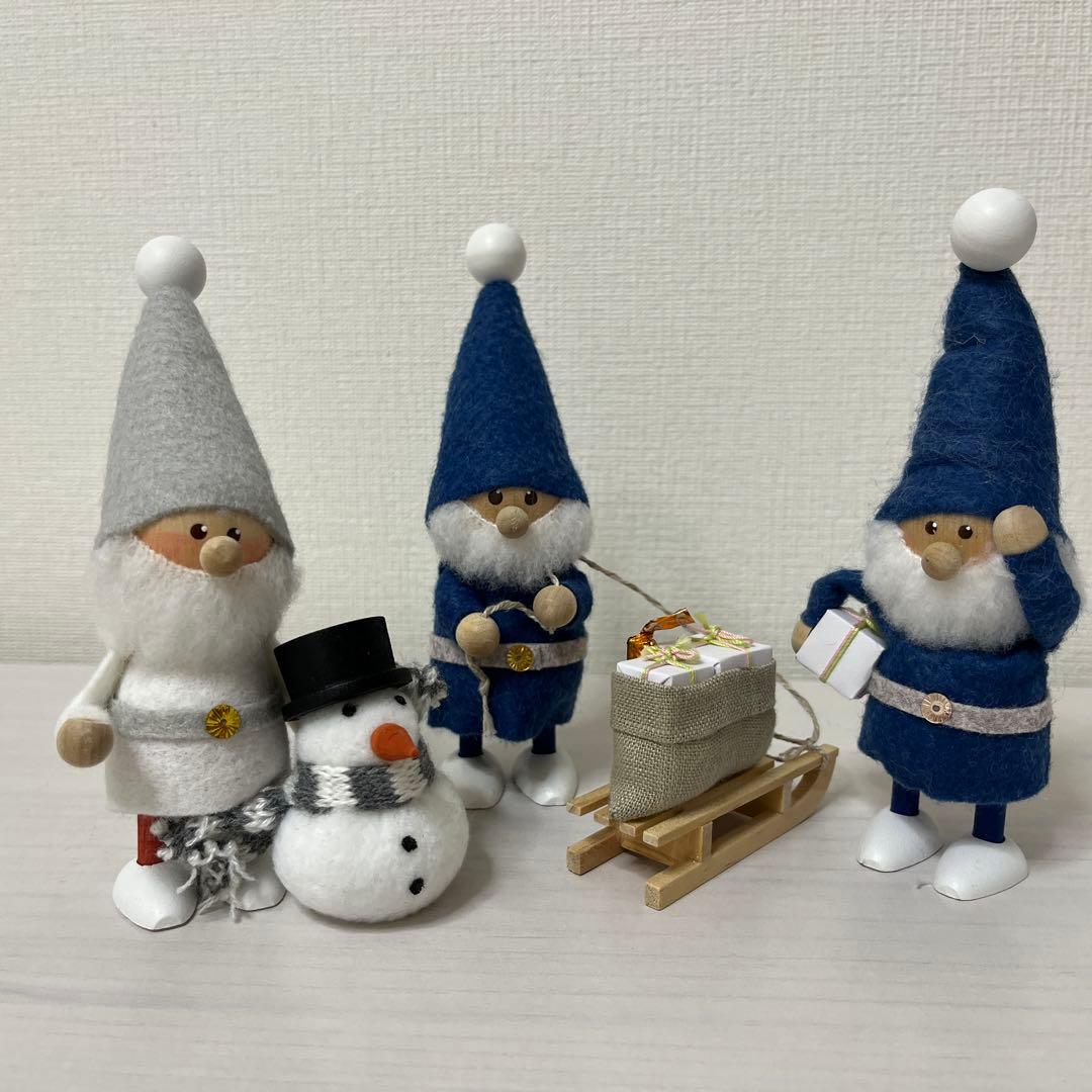 NORDIKA nisse ノルディカニッセ サンタ3体セット クリスマス飾り